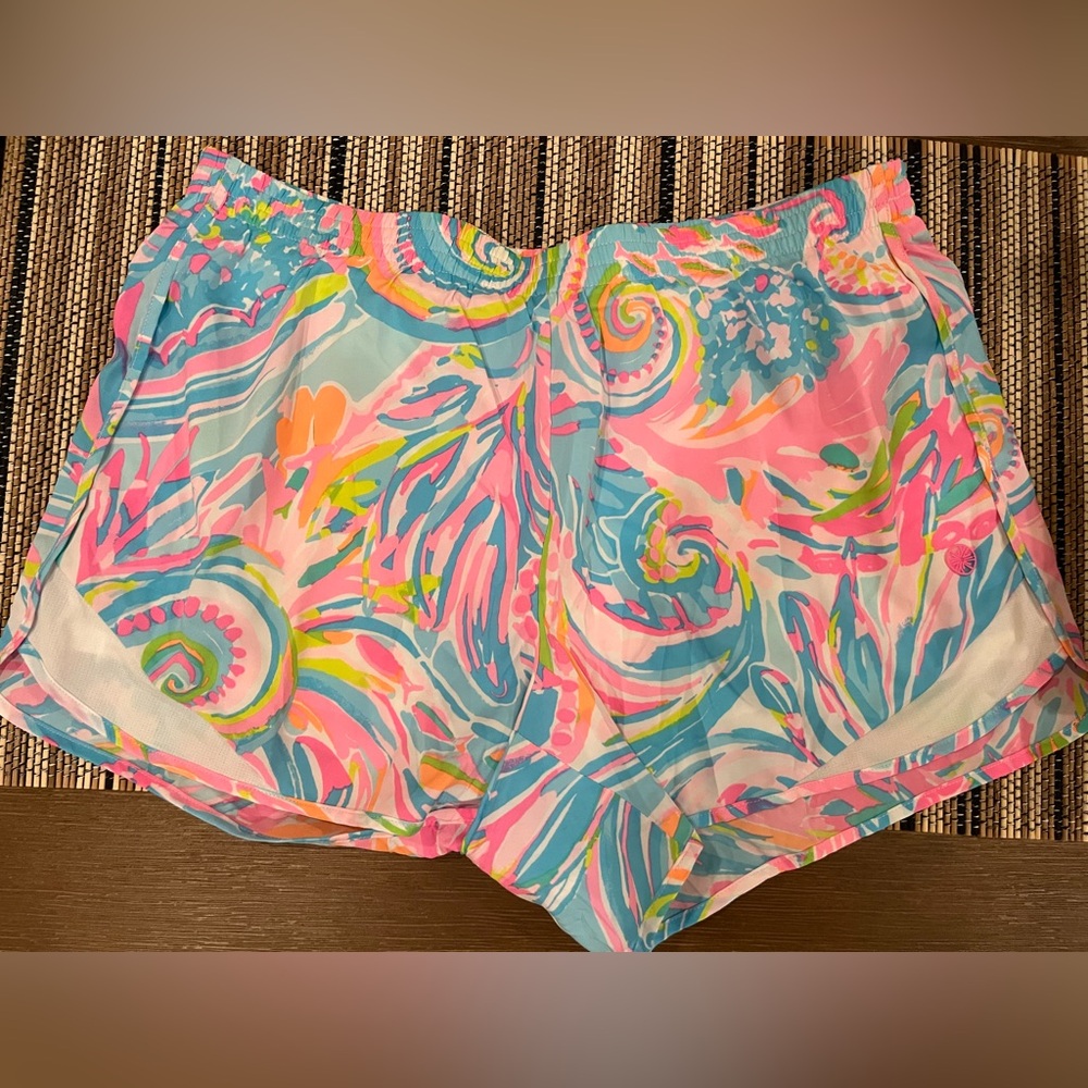 Lilly Pulitzer Multicolor Athletic Swirl Shorts